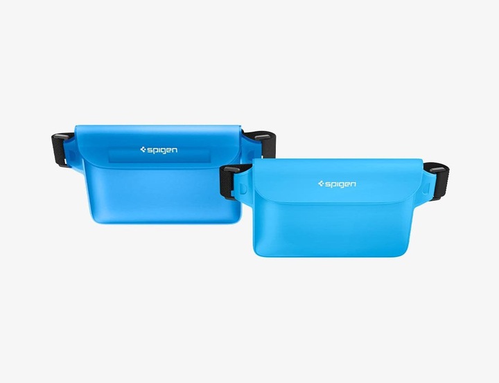 Actual product image Spigen Aqua Shield Waterproof Waist Bag A620 2 Pack, sea blue AMP06020