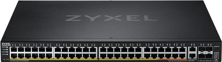 Actual product image Zyxel Layer3 Access Switch, 600W PoE, 48x1G RJ45, 2x10Multi (54 Ports)