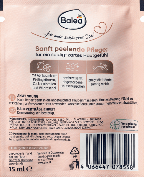 Actual product image dm Balea Hand scrub (15 ml)