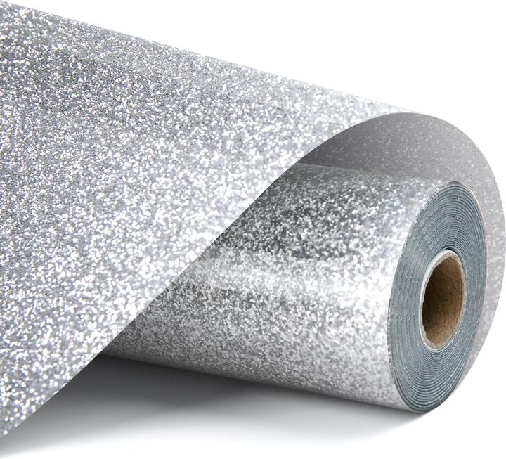 Image du produit Loklik Paillettes de vinyle à transfert de chaleur - Argent