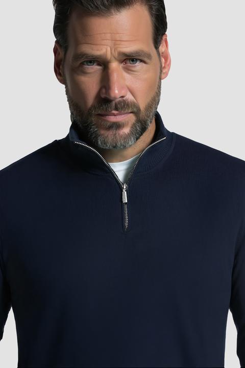 Produktbild JP1880 JP 1880 Stricktroyer, Stehkragen, Zipper, Langarm, bis 7 XL (L)