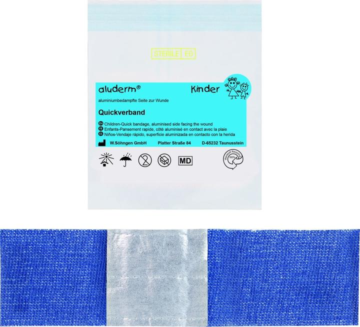 Actual product image Söhngen aluderm children's quick bandage large, single, sterile packed (1 x)