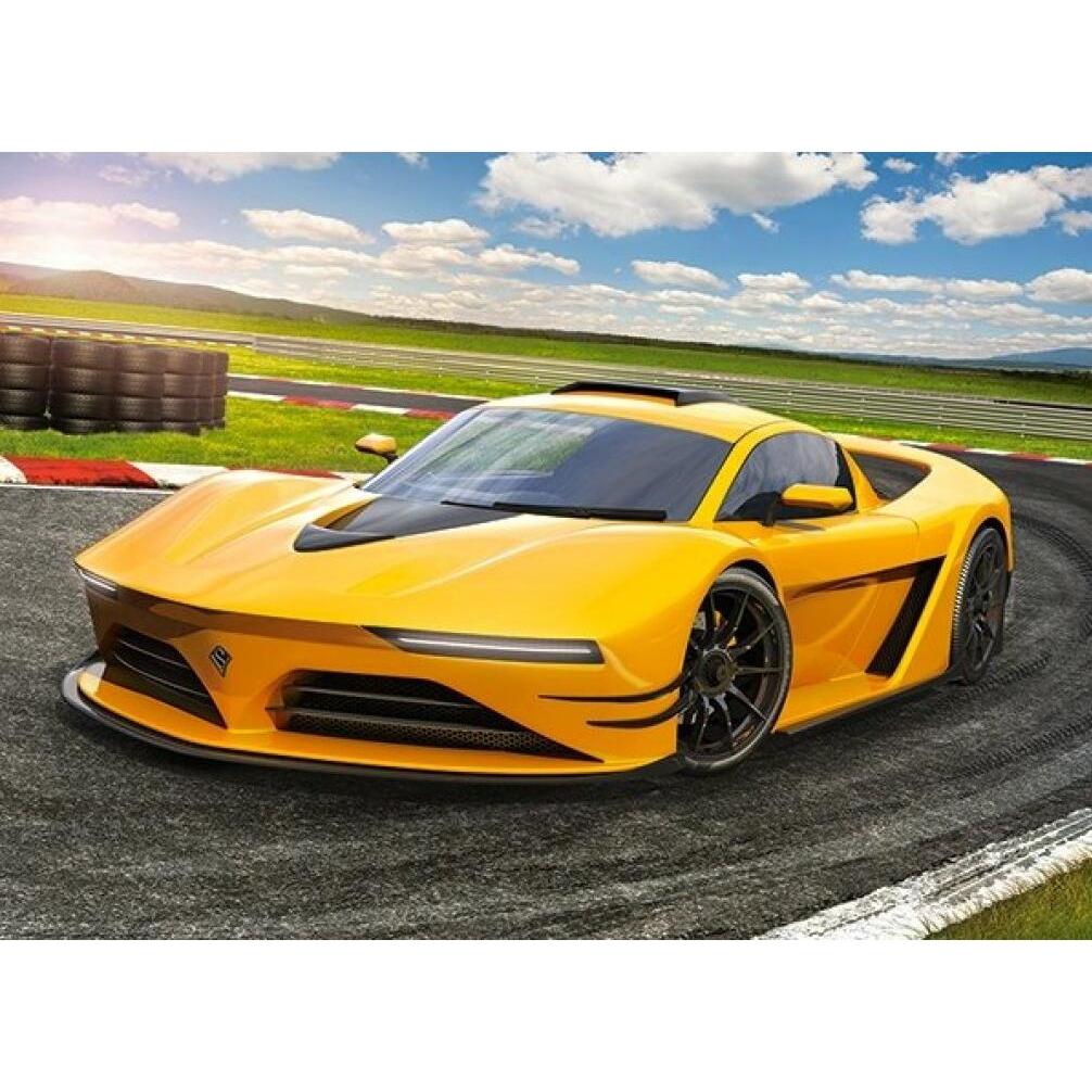 Thumbnail - Castorland Yellow Sportscar, Puzzle 120 Teile (120 Teile)
