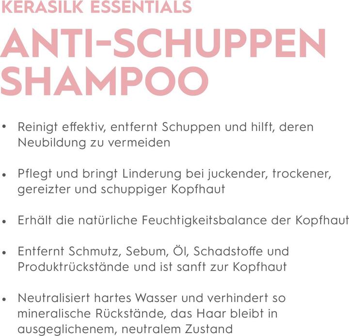 Produktbild Kerasilk Essential - Anti-Dandruff Shampoo (750 ml, Flüssiges Shampoo)