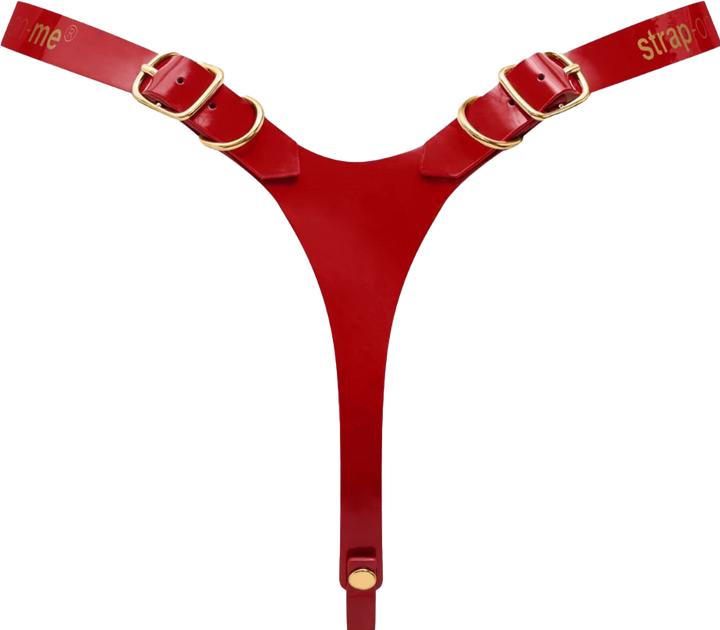 Image du produit Strap-on-me Kunstleder-Harness Fabulous - Einheitsgrösse - Rot glänzend