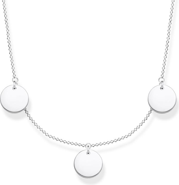 Immagine prodotto Thomas Sabo Catena con tre monete (Argento 925, 40 - 45 cm)