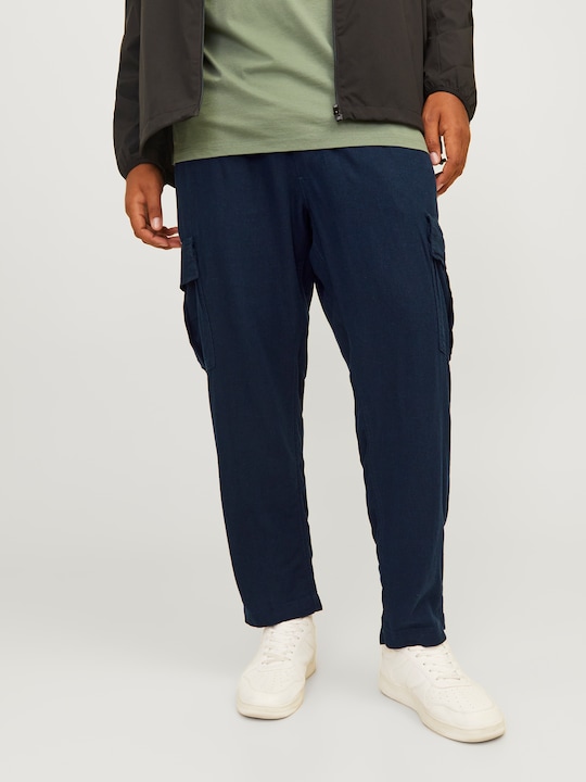 Produktbild Jack & Jones Jpstbill Jjnate Linen Blend Cargo Pls (42)