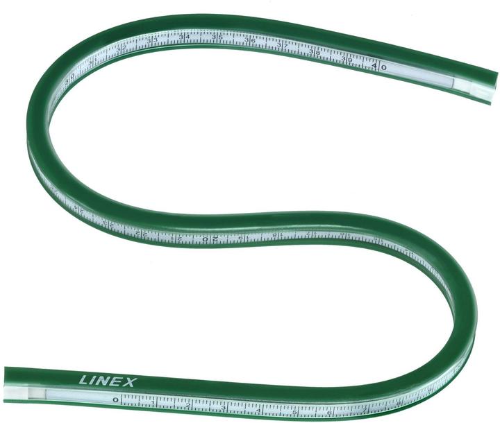 Produktbild Linex Flexkurven 30 cm m. Einteilung (30 cm, Kunststoff)