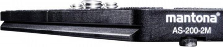 Actual product image mantona AS-200-2M Quick release plate (Tripod quick-release plate)