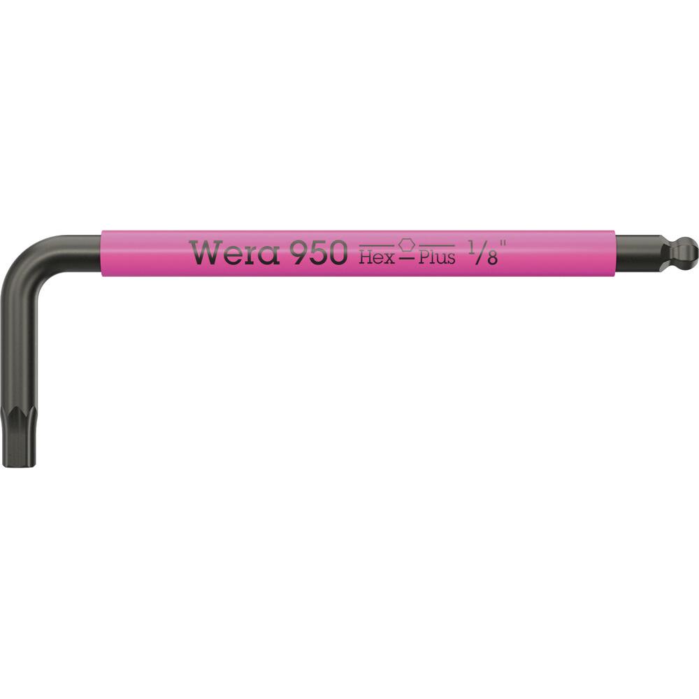 Wera, Sechskantschlüssel, 950 SPKS Multicolour Hex-Plus 1/8"