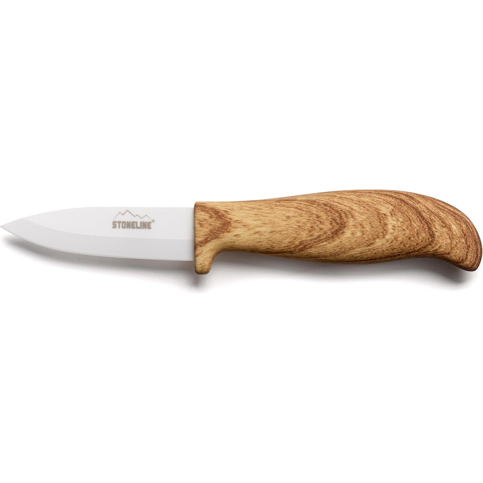 Stoneline Back to Nature Keramik-Küchenmesser 18 cm, Küchenmesser, Braun