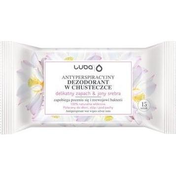 Luba, Deodorante, Salviettine antitraspiranti con fragranza delicata e argento I (Salviette)