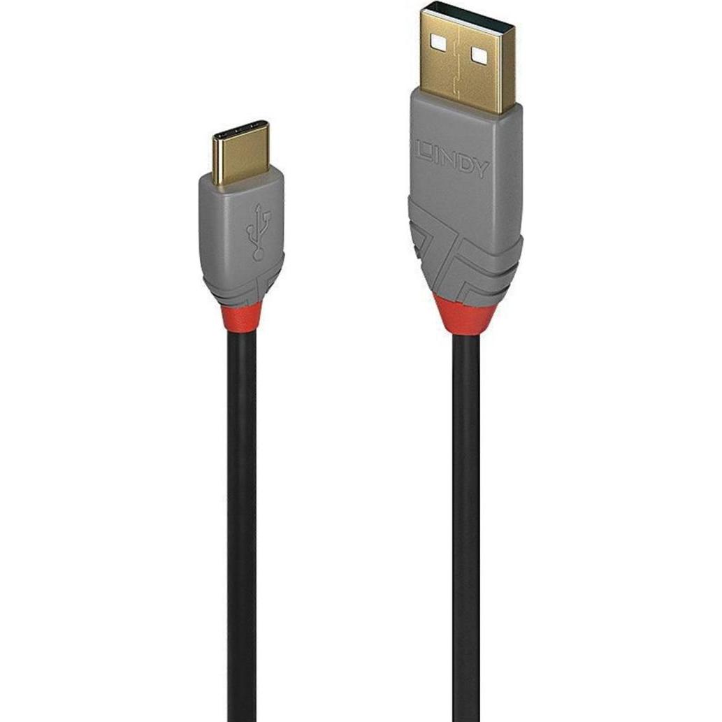 Lindy USB Anthra Line (1 m, USB 2.0), USB Kabel