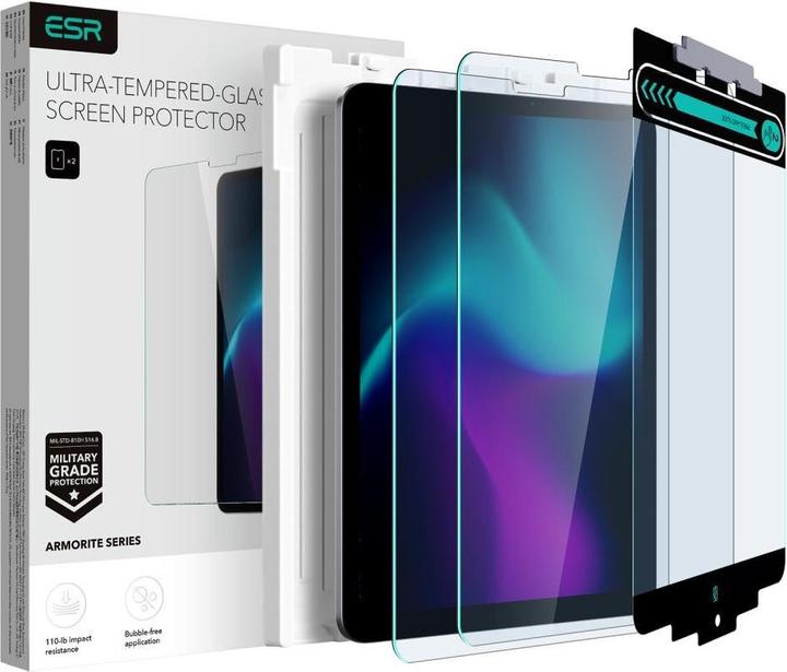 Productafbeelding ESR Armorite gehard glas voor iPad Air 10.9" 4/5 2020-2022 / Pro 11.2" / 3/4 202 (1 Stuk, 3)