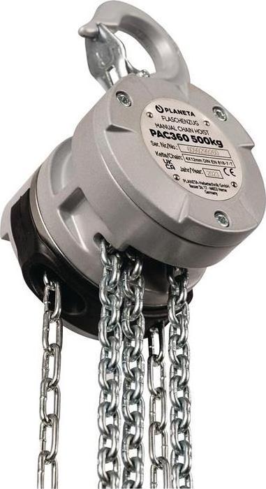 Actual product image Planeta Pulley block Load capacity 500 kg Lifting height 3.0 m Aluminium
