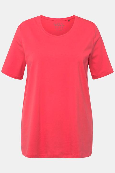 Actual product image Ulla Popken Essential Round Neck Stretch Tee (60)