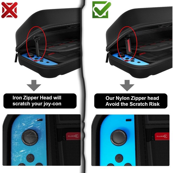 Image du produit The Toy Company Nintendo Switch-Schutzhülle, Nintendo Switch Case, Tragetasche aus hartem Material (Switch)