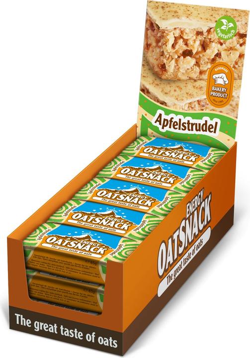 Energy OatSnack Apfelstrudel (Nuss, Kirsch-Kokos, Banane, Apfel, 15 Stk., 975 g)