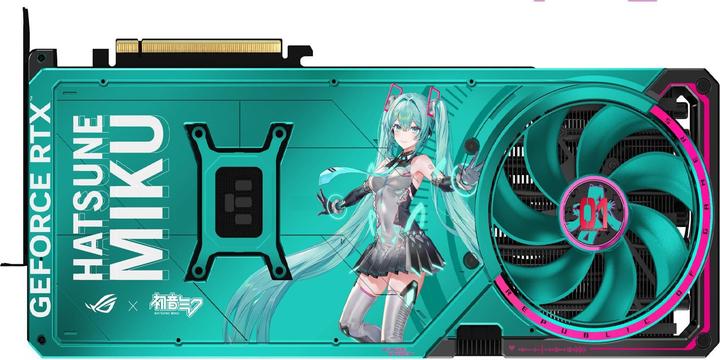 Actual product image ASUS ROG Astral GeForce RTX 5080 Hatsune Miku Edition (16 GB)