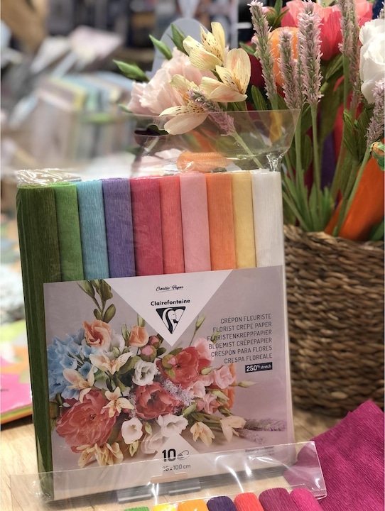 Immagine prodotto Clairefontaine Carta crespa (160 g/m², 10 x)