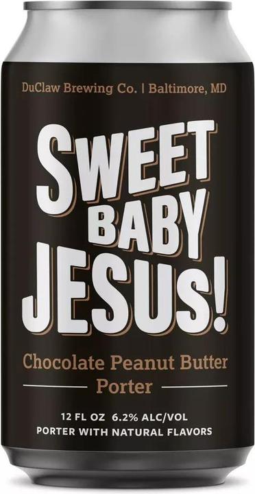 Image du produit DuClaw SWEET BABY JESUS Chocolate Peanut Butter Porter caisse 24 x 355 ml / 6.5 % USA (24 x 35,5 cl)