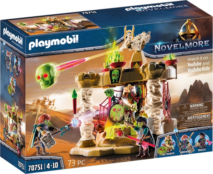Actual product image Playmobil Sal'ahari Sands - Temple of the Skeleton Army (70751, Playmobil Novelmore)