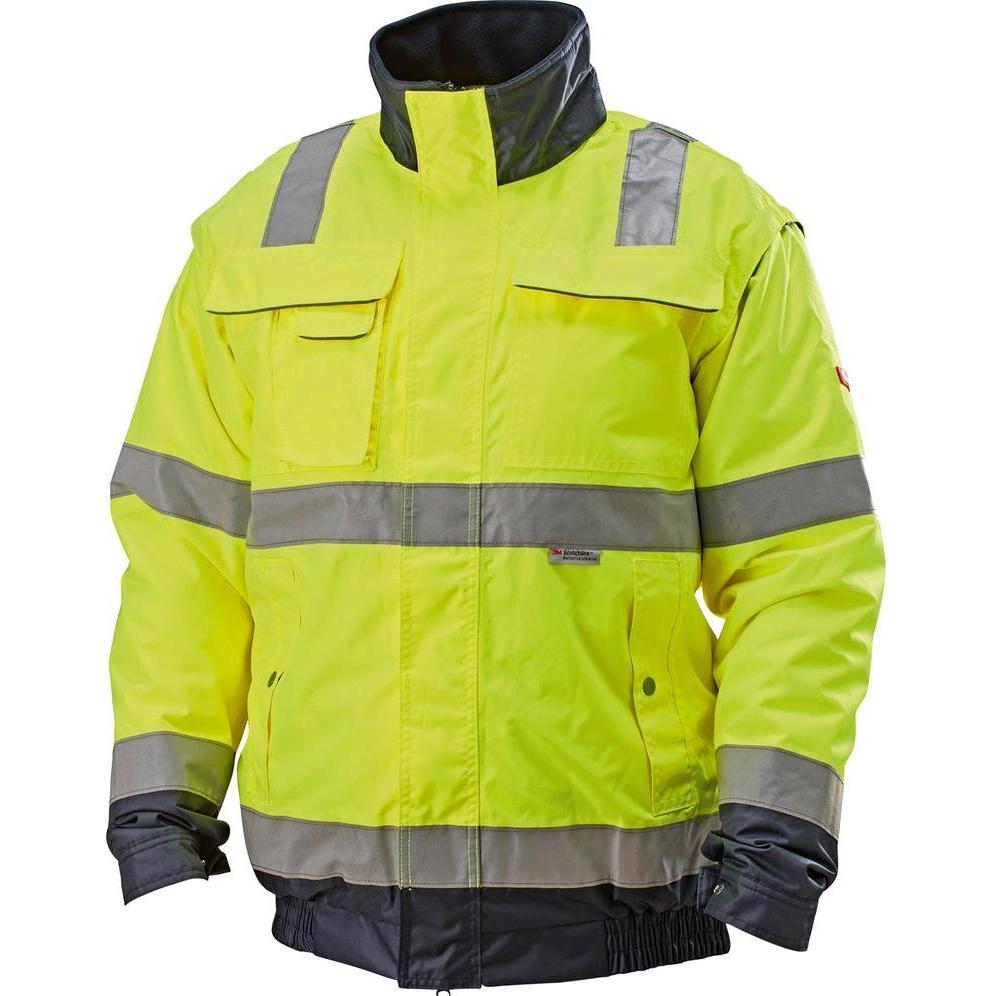 Thumbnail - Magni, Arbeitsjacke, Warnjacke Arthur 2.0 gelb-marine, Gr.M FORTIS (M)