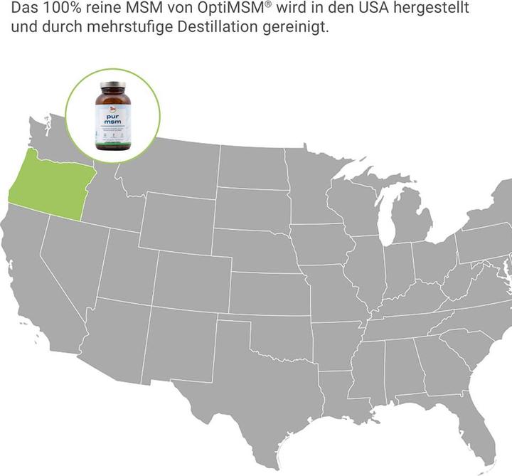 Actual product image For You pure msm (180 Piece, Capsules, 107 g)