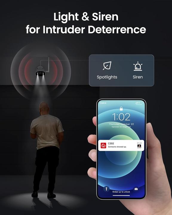 Actual product image Zosi 2K 3MP WiFi 6 Überwachungskamera-Set (8-teilig) (2560 x 1440 Pixels)