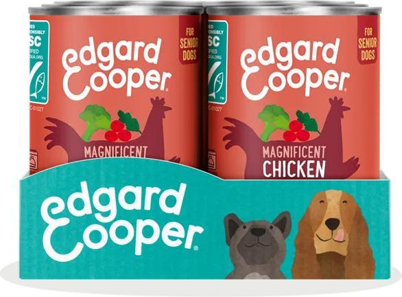 Immagine prodotto Edgard & Cooper Senior con pollo e salmone (Senior, 6 pz., 2400 g)