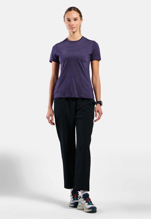 Actual product image Odlo Women's Merino Tencel Plain T-Shirt Crew Neck S/S (M)
