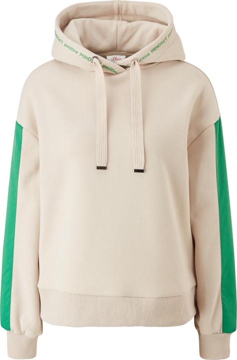 Produktbild s.Oliver Sweatshirt Sweater mit Kontrast-Details (M)