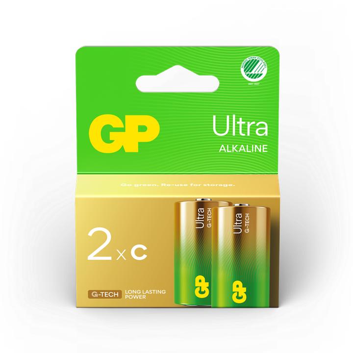 Productafbeelding GP Batteries GP 14AU-U2 A21 / LR14 / C Ultra Batterij (2 Pcs., C)