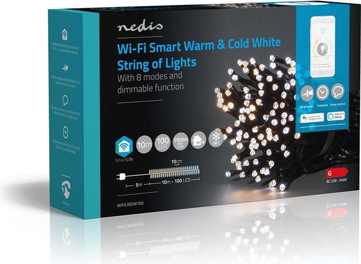 Actual product image Nedis SmartLife Decorative LED Wi-Fi Android™ / IOS (10 m)