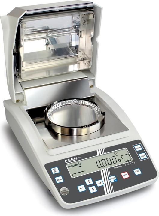 Produktbild Kern Feuchtebestimmer DBS 60-3, Wägebereich 60 g, Ablesbarkeit 0,001 g