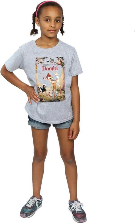 Produktbild Disney Bambi Retro Poster TShirt Mädchen (128)