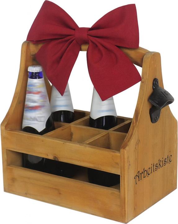 Produktbild HTI-Living Rustikale Holz-Arbeitskiste mit Flaschenöffner (27 cm, 1x)