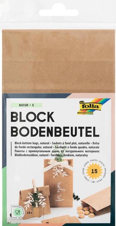 Produktbild Folia Blockbodenbeutel (Geschenktüte, 15 x)