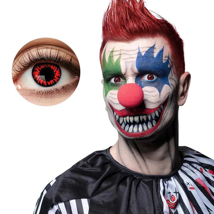 Actual product image Boland Contact Lenses Killer Clown: Weekly lenses