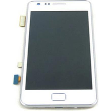 Samsung Mea Front Octa LCD Silver (Display, GT-I9100), Mobilgerät Ersatzteile, Weiss