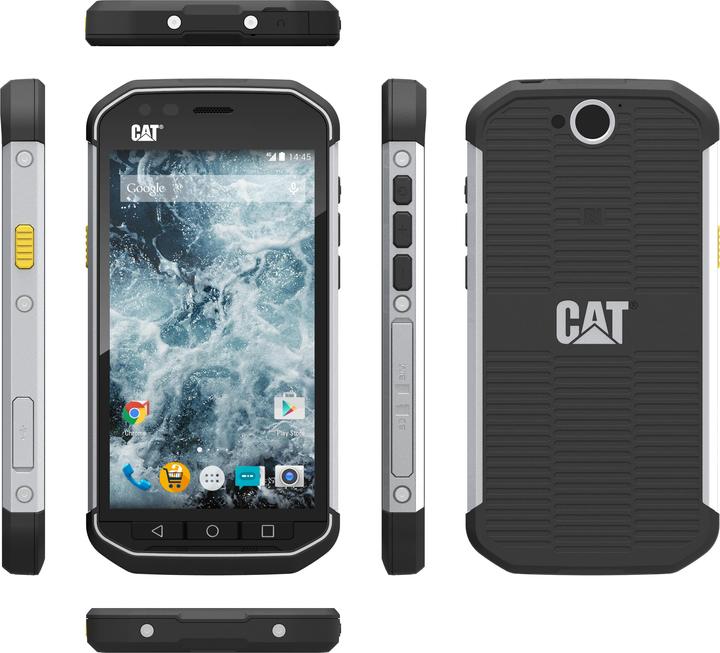 Image du produit Cat S40 (16 Go, Noir, 4.70", Double SIM hybride, 4G)
