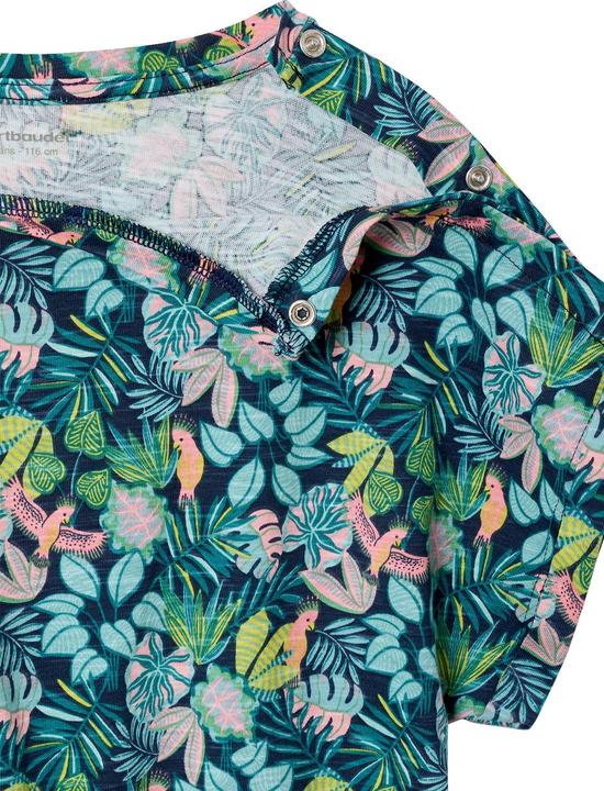Produktbild Vertbaudet Kurzer Mädchen Jumpsuit mit Cut-out an den Seiten (128)
