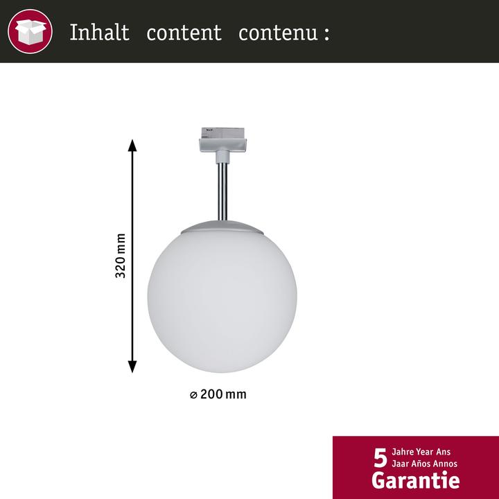 Produktbild Paulmann URail Spot Globe Small (E14)