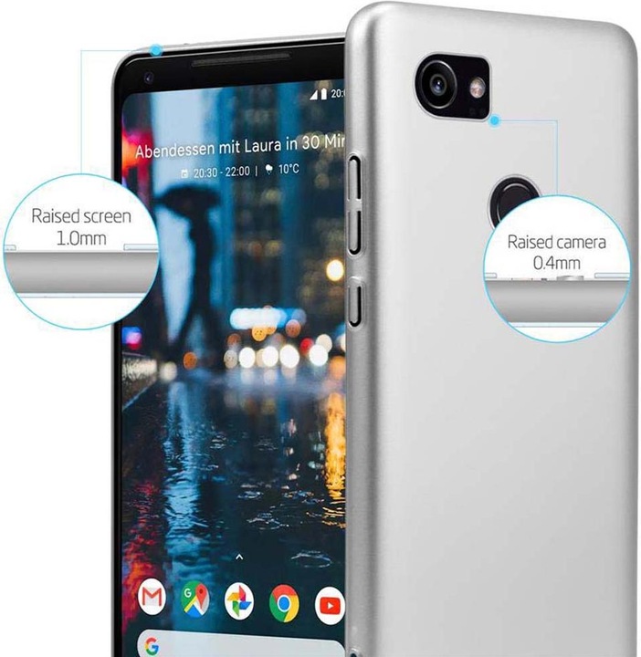 Produktbild Cadorabo Hard Cover Matt Metall Cover (Google Pixel 2 XL)