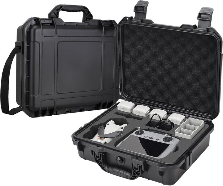Miieomi Wasserdichter Hartschalenkoffer für DJI Mini 4 Pro/ DJI RC 2/ DJI RC N2 (Valises de drone, DJI Mini 4 Pro, DJI RC 2)