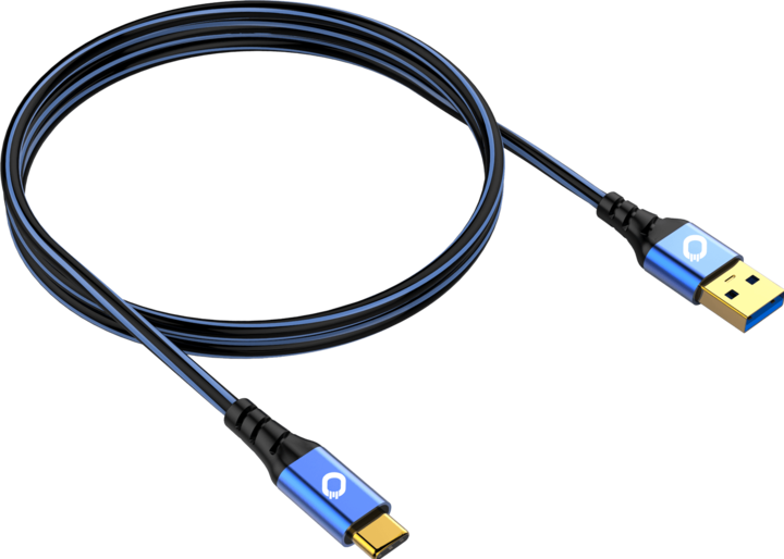 Produktbild Oehlbach USB 3.2 Gen 1 (USB 3.0) Anschlusskabel (1x Stecker A 1x C™ Stecker) 3.00 m vergoldete Steckkontakt (3 m, USB 3.2 Gen 2)