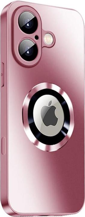 Actual product image SIGN Magnetic Case iPhone 16 Plus with lens protection and logo view - Pink (Apple iPhone 16 Plus)