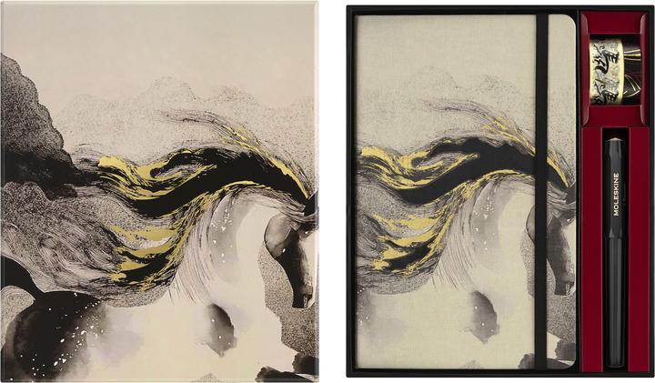 Actual product image Moleskine Kreativ-Set Jahr Pferd (A5, Lined)