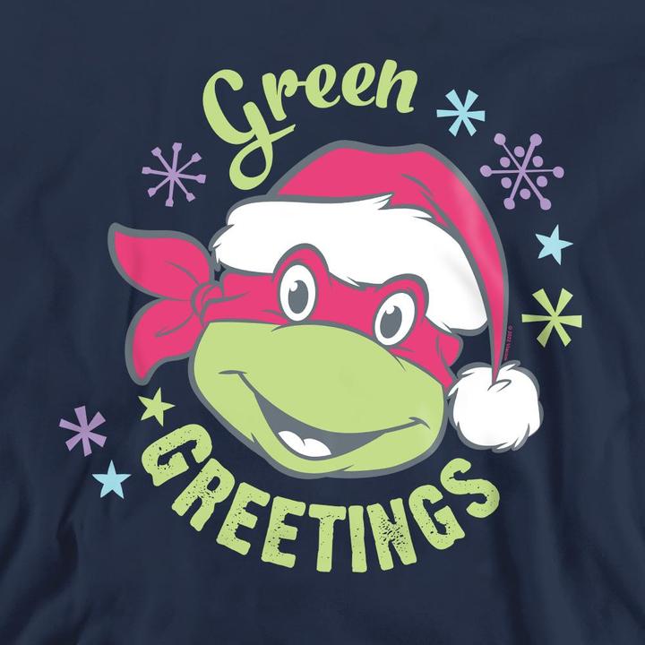 Immagine prodotto Teenage Mutant NT Green Greetings For Christmas Felpa Adulto Unisex (M)