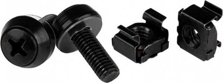 Produktbild StarTech M6 x 12mm Schrauben und Käfigmuttern 50er Pack
